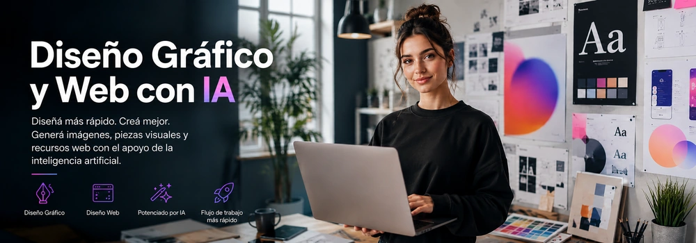 Curso Online de Diseño Gráfico y Web con Inteligencia Artificial